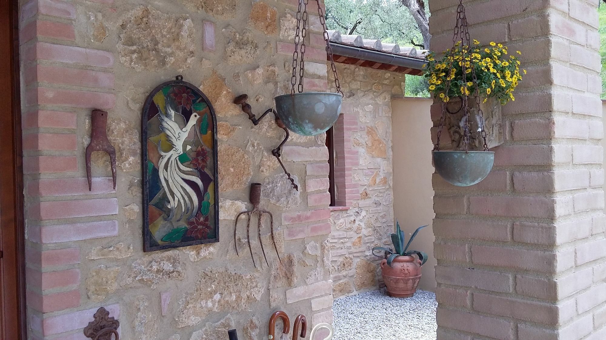 B&B Podere Rivoltino Di Sopra Volterra Buitenkant foto